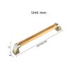DCFV Solid Wood Bathroom Handrail, Elderly Non-Slip Handrai, Disabled Toilet Barrier-Free Railing Handrail, Guardrail Frame Shower Aid Handrail Hand Grips (Size : 44 * 4 * 7.2cm) view 2