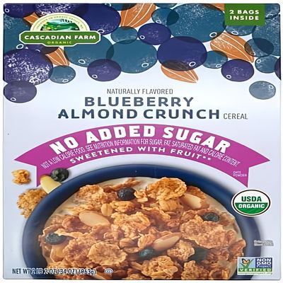 Organic Cascadian Farm Blueberry Almond Crunch (34 Oz, 2.12 Lbs)