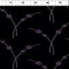 Clothworks Purple Reign Y3368 3 Black Rice Stem view 1