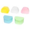 Denture Cases 30 Bulk Pack - Dental Box For Artificial Teeth, Mouth Guard, Night Guard, Gum Shields, Retainer - Denture Bath Container for Women and Men - Travel Denture Cup by PlastCare USA view 1