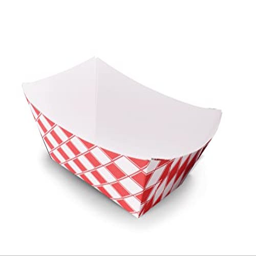Case of 500 Paper Food Trays Hot Dog, Popcorn, Nacho, Burger (Size 500 5lb)