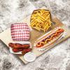 Case of 500 Paper Food Trays Hot Dog, Popcorn, Nacho, Burger (Size 500 5lb) view 2