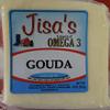 Nebraska Farmstead Cheese Block 3 Piece Sampler | Tomato Basil, Gouda, Spinach & Artichoke | 8 oz Each | Crafted in Small Batches | Hand-Cut and Carefully Aged | Jisa's Farmstead Cheese view 2