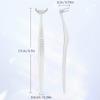 RAZOKO Dental Flosser Kit, Extra Strong Shred-Resistant Floss, for Hard to Reach Areas, PTFE & PFAS Free (3 White Handles + 360 Refills) view 2