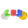 AKOAK 2 Pcs Oral Protection Storage Case, Denture Storage Case, with Vent Hole, Suitable for Office, Travel, Home - Light and Small, Snap-Tight Retainer Holds (yellow) view 4