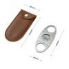 Cigar Cutter Guillotine with Leather Pouch Perfect Clippers Accessories for Men 10 Packs view 3