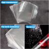 Labeol Cellophane Bags 450Pcs 4X6 Treat Bags with Ties Goodie Bag Clear Plastic Bag for Packaging Party Favor Gift Cookie Candy Bakery Christmas Valentines Day Easter Cellophane Wrap view 3