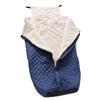 WONOOS Wheelchair Blanket for Elderly with Zipper and Villus,Warm and Cosy Wheelchair Cover for Adults for Leg and Lower Body,Black view 4