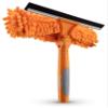 1.5-3 ft Window Washing Squeegee Kit with Extension Pole (10+ Foot Reach) // Windows Cleaning Tool & Windows Washer Combo with Telescopic Extension Pole // Best Indoor Outdoor Window Washing Equipment view 2