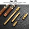 HAWAN Cigar Punch 4 in 1 Multitool Dual Size Punch with Draw Enhancer Cutter and Twin Nubber (Color: Gray) view 4