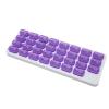 Monthly Pill Organizer, 31 Day Pill Case Comfortable Grip Plastic Hold Supplements for Vitamins for Fish Oils for Home for Travel view 1