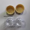 MUDOR 6 Pack Wood Grain Contact Lens Case, Contact Lens Box Holder Container Soak Storage Kit, Mini Contact Lens Travel Case with Leak-Proof Packaging,Wood color view 4