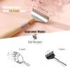 Aznrszy Oversize Back Scratcher Extendable, Backscratchers for Men Women with Wooden Handle Steel Massage Roller Wider Claw, Sturdy Manual Body Scratcher Massager Extend Up to 62CM view 2