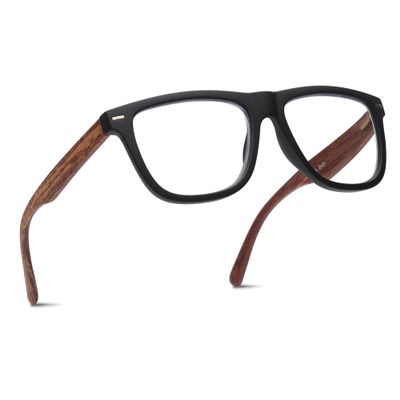 2SeeLife Oversized Blue Light TR-90 Reading Glasses for Men  Medium Fit, Sturdy Frame, Spring Hinges, Premium Readers, Matte Black, +3.50