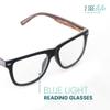 2SeeLife Oversized Blue Light TR-90 Reading Glasses for Men  Medium Fit, Sturdy Frame, Spring Hinges, Premium Readers, Matte Black, +4.00 view 2