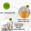 100 Pcs Resealable Mylar Bags Smell Proof Pouch Aluminum Foil Packaging Plastic Bag,Small Mylar Storage Bags For Candy,Jewelry,Screw(Silver, 3.5 x 6.3 inch) view 4