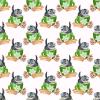 Cute Scottish Fold Cat Mug Christmas Wrapping Paper Premium Gift Wrap (12 foot x 30 inch roll) view 3