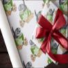 Cute Scottish Fold Cat Mug Christmas Wrapping Paper Premium Gift Wrap (12 foot x 30 inch roll) view 4