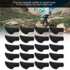 01 02 015 Pole Rubber Tips, Caps Ends Replacement Walking Pole Tip Protectors Reduce Noise for Outing/Hiking/Camping view 2