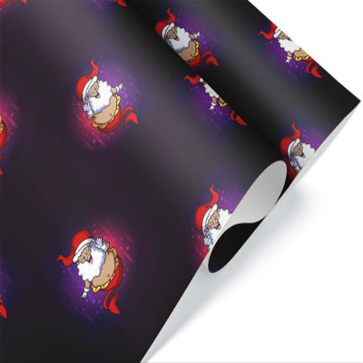Funny Mermaid Santa Mersanta Christmas Wrapping Paper Premium Weird Gift Wrap (12 foot x 30 inch roll)