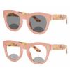 Oversized Square Transition Photochromic Bifocal Reading Glasses For Women men Magnifier Presbyopia Sunglasses Readers (pink, 225 magnification) view 1
