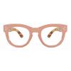 Oversized Square Transition Photochromic Bifocal Reading Glasses For Women men Magnifier Presbyopia Sunglasses Readers (pink, 225 magnification) view 3