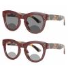 Oversized Square Transition Photochromic Bifocal Reading Glasses For Women men Magnifier Presbyopia Sunglasses Readers (red, 350 magnification) view 1