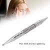 Agatige Dual Head Reflexology Tools, Stainless Steel Manual Ear and Body Acupuncture Massage Pen, Trigger Point Deep Tissue Massage Tool for Full Body view 2