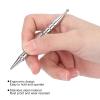 Agatige Dual Head Reflexology Tools, Stainless Steel Manual Ear and Body Acupuncture Massage Pen, Trigger Point Deep Tissue Massage Tool for Full Body view 3