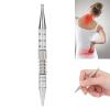 Agatige Dual Head Reflexology Tools, Stainless Steel Manual Ear and Body Acupuncture Massage Pen, Trigger Point Deep Tissue Massage Tool for Full Body view 4