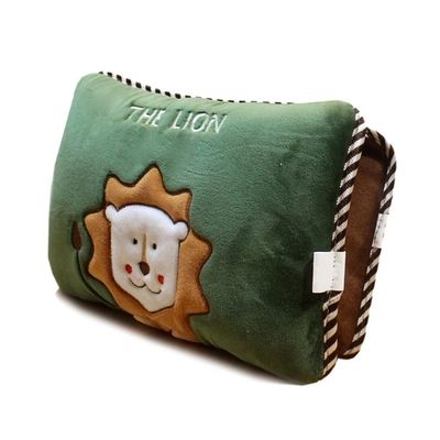 YKHB Hot Water Bag Hot Water Bottle Rechargeable Polyester Fiber Cute Hot Water Bag with Plush Cover Hot and Cold Therapy Birthday Reusable