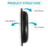 20 Pairs (Black) SURMAP Eyeglass Nose Pads, Comfort Soft Silicone Glasses Nose Pad, with Sticky Backing, Anti-Slip Heighten Air Chamber Glasses Grips for Eyeglasses and Sunglasses view 3