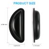 20 Pairs (Black) SURMAP Eyeglass Nose Pads, Comfort Soft Silicone Glasses Nose Pad, with Sticky Backing, Anti-Slip Heighten Air Chamber Glasses Grips for Eyeglasses and Sunglasses view 4