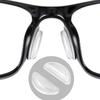 20 Pairs (Clear) SURMAP Eyeglass Nose Pads, Comfort Soft Silicone Glasses Nose Pad, Anti-Slip Heighten Air Chamber Glasses Grips for Eyeglasses and Sunglasses, Adhesive with Sticky Backing view 1