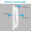 20 Pairs (Clear) SURMAP Eyeglass Nose Pads, Comfort Soft Silicone Glasses Nose Pad, Anti-Slip Heighten Air Chamber Glasses Grips for Eyeglasses and Sunglasses, Adhesive with Sticky Backing view 3