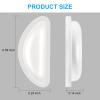 20 Pairs (Clear) SURMAP Eyeglass Nose Pads, Comfort Soft Silicone Glasses Nose Pad, Anti-Slip Heighten Air Chamber Glasses Grips for Eyeglasses and Sunglasses, Adhesive with Sticky Backing view 4