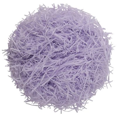 DIYASY Christmas Shredded Paper for Gift Box,7 Oz Light Purple Easter Grass Basket Filler Crinkle Cut Tissue Paper for DIY Gift Box Packaging