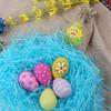 DIYASY Easter Basket Filler Shredded Paper,7 Oz Blue Crinkle Cut Paper Shred Filler Raffia Grass Tissue for DIY Gift Box Christmas Packaging Decoration view 3