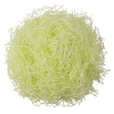 DIYASY Easter Basket Filler Shredded Paper,7 Oz Light Green Crinkle Cut Paper Shred Filler Raffia Grass Tissue for DIY Gift Box Packaging