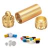 Geriop Keychain Pill Holder, Removable Emergency Pill Case for Outdoor Travels view 2