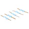 01 02 015 Gift Wrap Decoration, Cute Convenient Twist Tie Bows with 20pcs for Sealing(Blue dots) view 2
