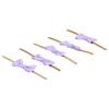 01 02 015 Gift Wrap Decoration, Cute Convenient Twist Tie Bows with 20pcs for Sealing(Purple dots) view 4