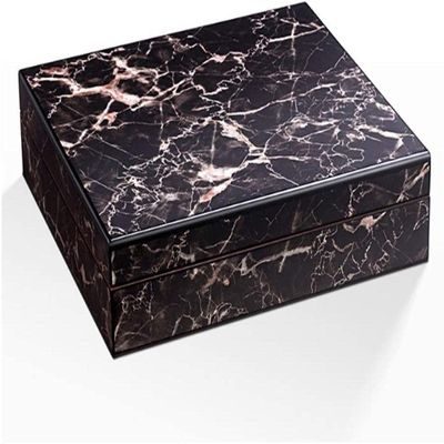 HongLianRiven Cigar Box Humidor Portable Cedar Wood Cigar Case Wooden Cigar Storage Box with Humidor Humidifier