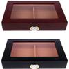 HongLianRiven Cigar Box Humidor Cedar Humidor Wood Lined Cigar Box with Humidifier Hygrometer (Color : B) view 2