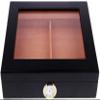 HongLianRiven Cigar Box Humidor Cedar Humidor Wood Lined Cigar Box with Humidifier Hygrometer (Color : B) view 3