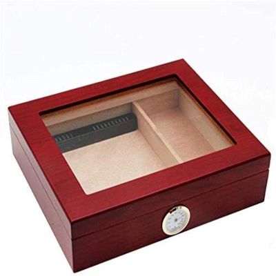 HongLianRiven Cigar Box Humidor Cigar Accessories Cigar Box, Cedar Wood Moisturizing Box, Solid Wood Cigar Box