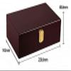 HongLianRiven Cigar Box Humidor Cigar Accessories Cigar Box,Cedar Wood Belt Humidifier and Hygrometer, Portable Cigar Humidor view 2