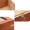 HongLianRiven Cigar Box Humidor Cigar Humidor, Handmade Cigar Humidor Box with Hygrometer Glass top Cherry Matt (Size : PD088) view 4