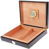 HongLianRiven Cigar Box Humidor Portable Cedar Cigar Humidor Cigar Box with Moisture Meter Moisturizing Device Case view 1