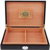 HongLianRiven Cigar Box Humidor Portable Cedar Cigar Humidor Cigar Box with Moisture Meter Moisturizing Device Case view 3